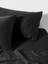 Sheet Set - 400 Thread Count Bamboo Cotton Nara - Super King Charcoal