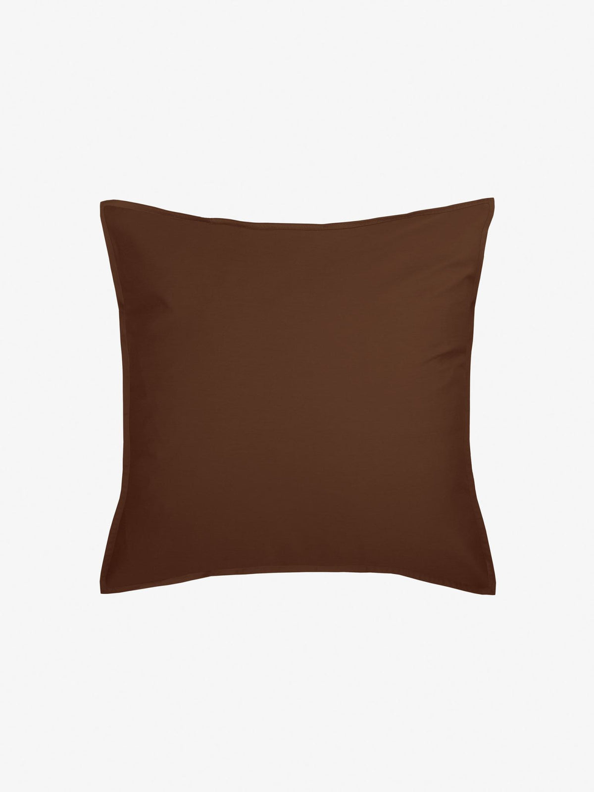 European Pillowcase - 400TC Bamboo Cotton Nara Chocolate - 65cm x 65cm