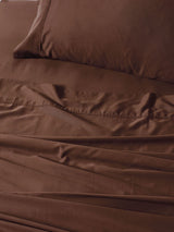 Pillowcase - 400 Thread Count Bamboo Cotton Nara Chocolate - King Brown