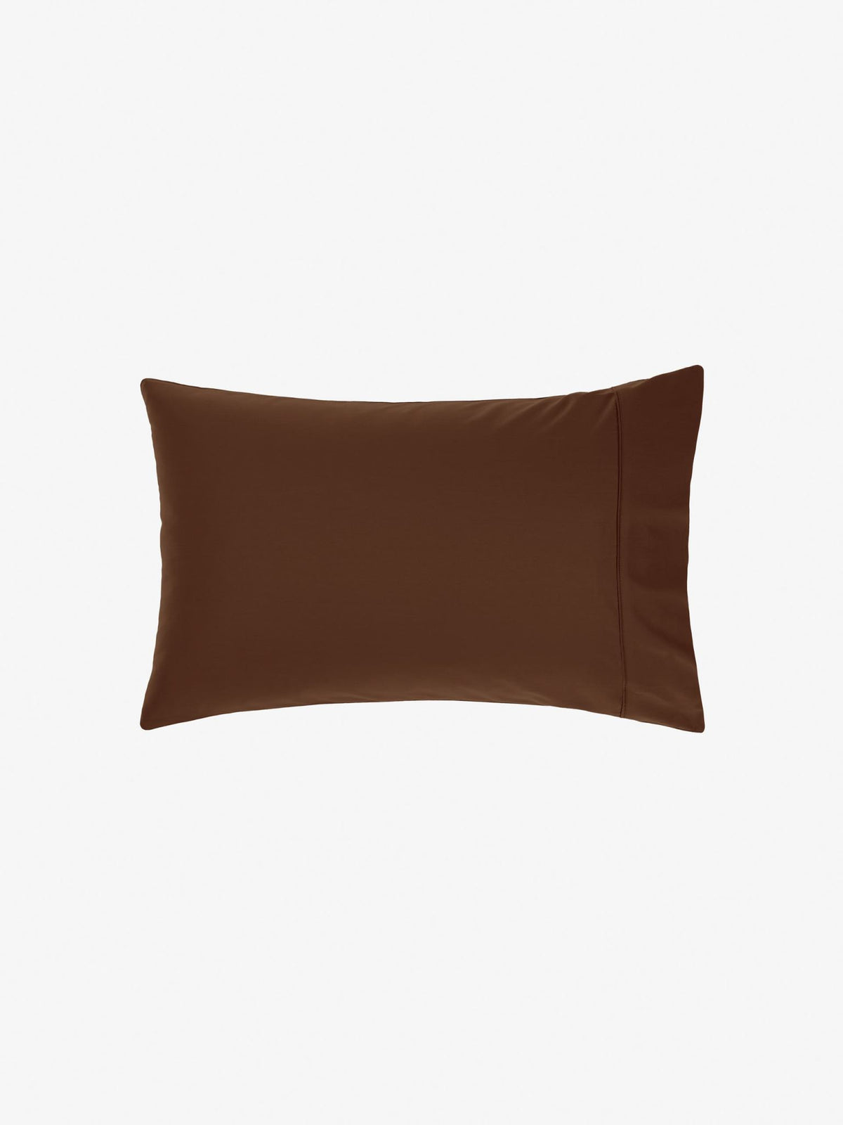 Pillowcase 400 Thread Count Bamboo Cotton Nara Chocolate - Standard Brown