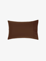 Pillowcase 400 Thread Count Bamboo Cotton Nara Chocolate - Standard Brown