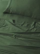 Sheet Set - 400 Thread Count Bamboo Cotton Nara Forest - Double Green
