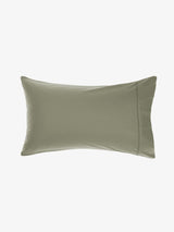 Pillowcase - 400 Thread Count Bamboo Cotton Nara Moss Linen House - King Green