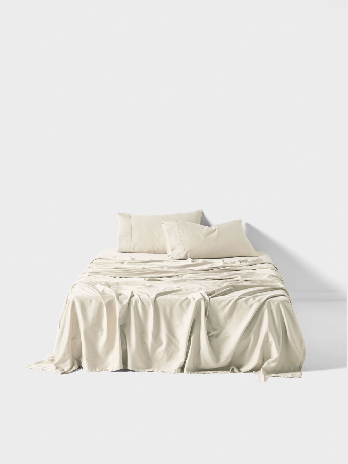 Sheet Set - 400 Thread Count Bamboo Cotton Nara Linen House - King Natural