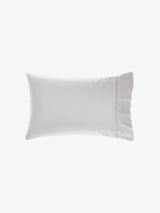 Pillowcase 400 Thread Count Bamboo Cotton Nara Linen House - Standard Silver