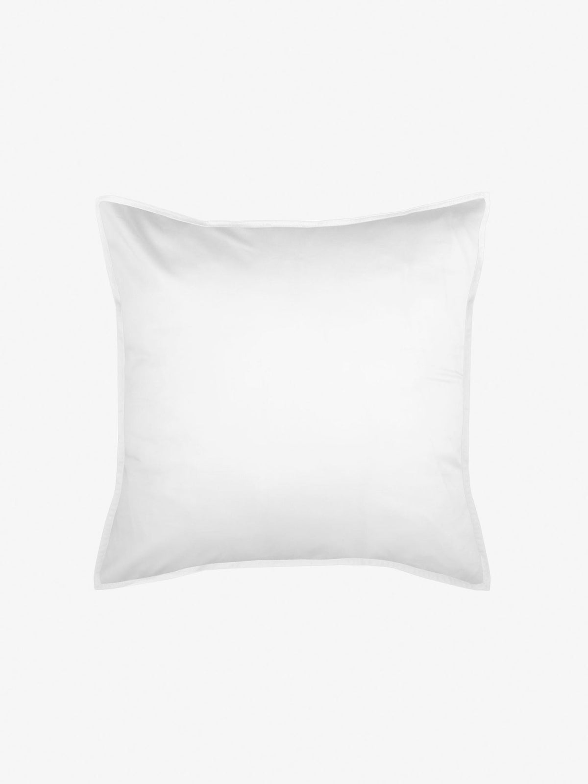 European Pillowcase - 400 Thread Count Bamboo Cotton Nara - 65cm x 65cm White