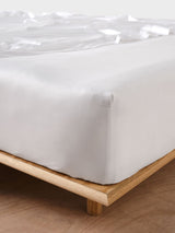Fitted Sheet - 400 Thread Count Bamboo Cotton Nara - Long Single White
