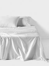 Sheet Set - 400 Thread Count Bamboo Cotton Nara Linen House - King White