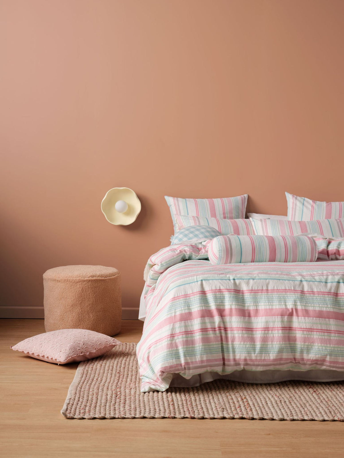 Quilt Cover Set - Otillo Linen House - Queen Pink