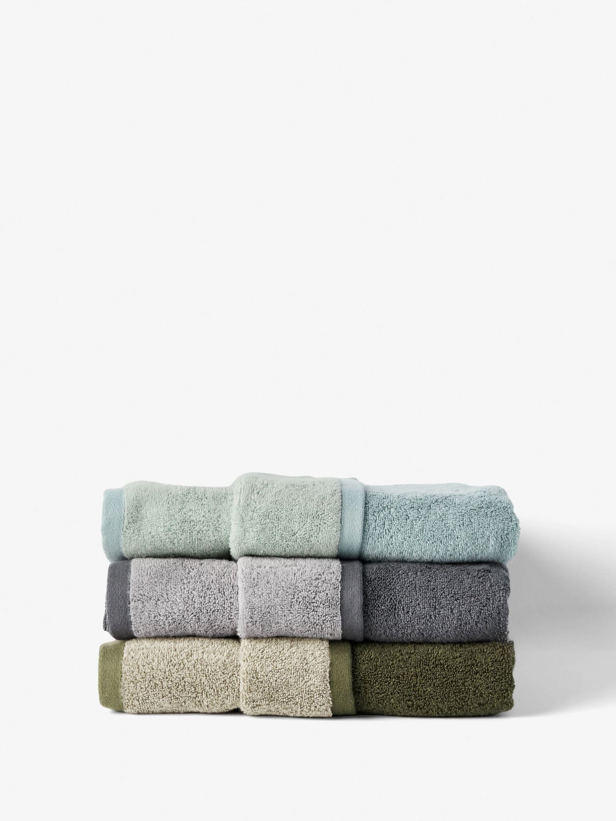 Bath Towel - Otway Olive Linen House - 69cm x 139cm Green