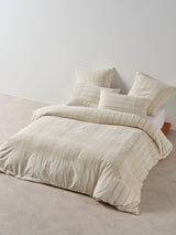 Quilt Cover Set - Pambula Linen House - Double Natural