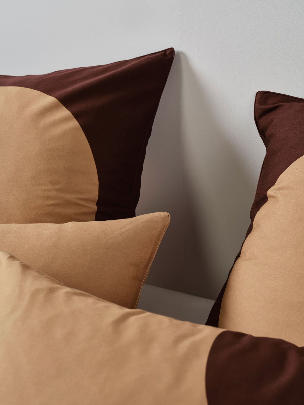 Quilt Cover Set - Pluto Clay Linen House - King Orange