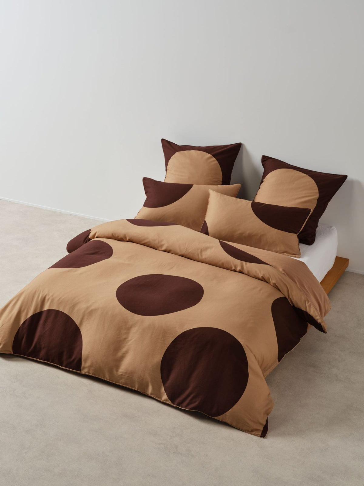 Quilt Cover Set - Pluto Clay Linen House - King Orange
