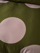 Quilt Cover Set - Pluto Olive Linen House - King Green