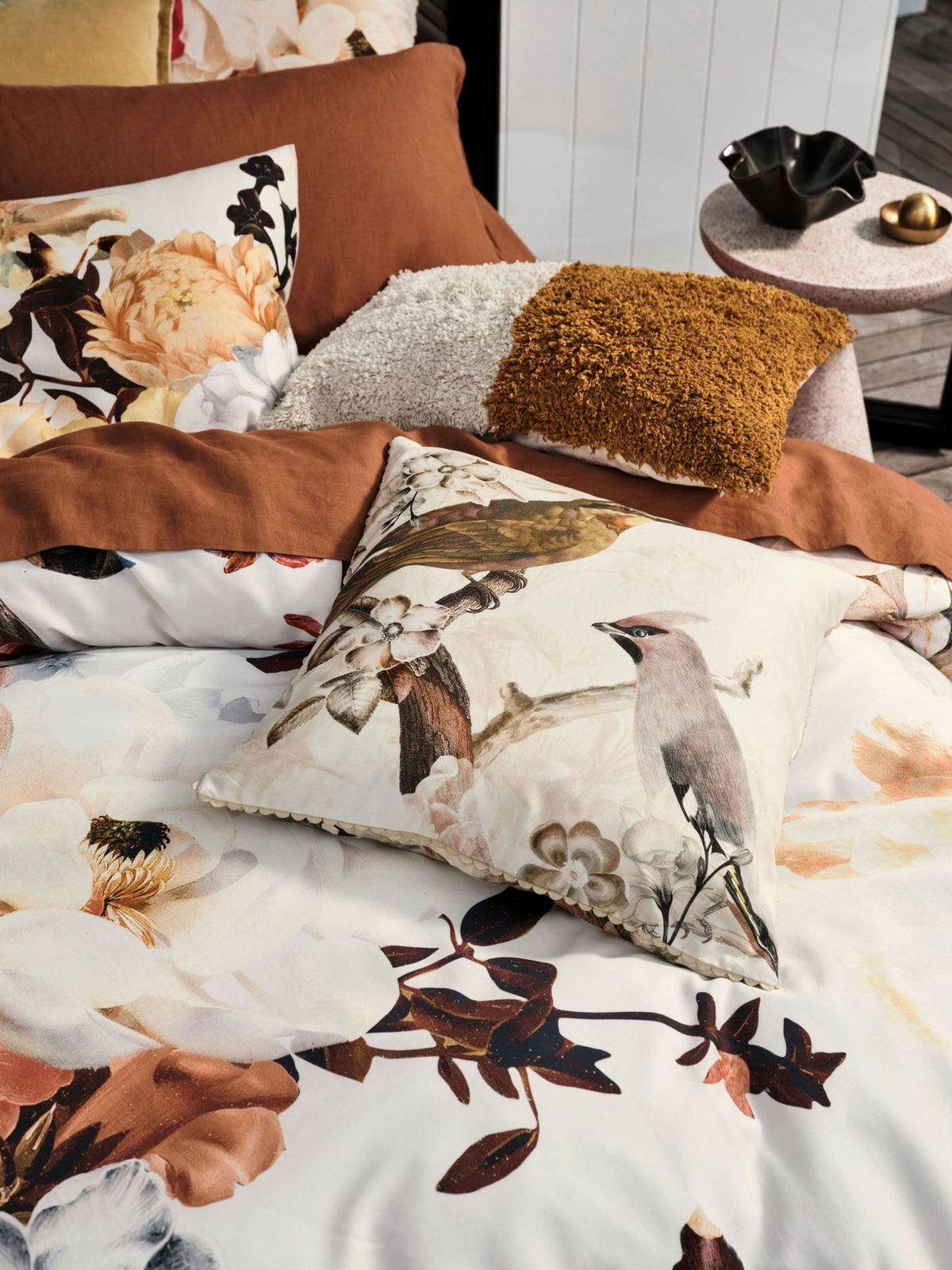 Quilt Cover Set - Primavera Linen House - Double Multi