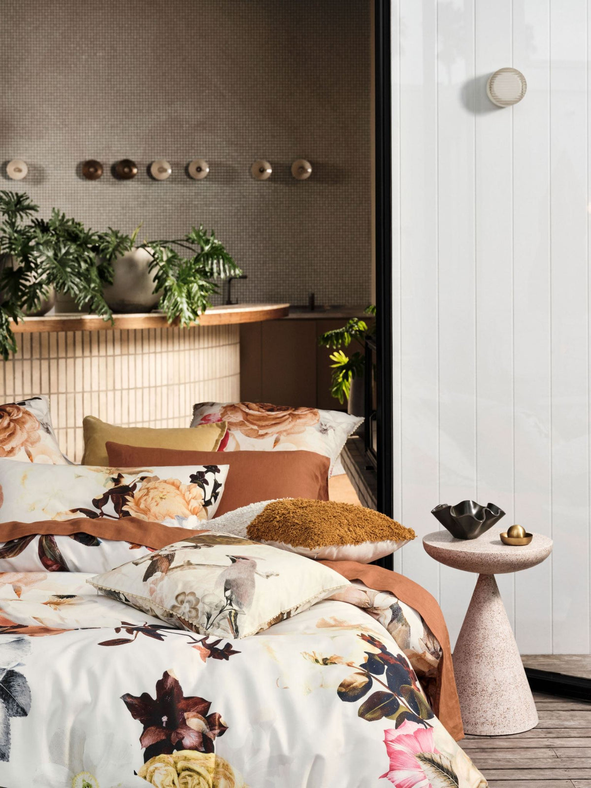 Quilt Cover Set - Primavera Linen House - Double Multi