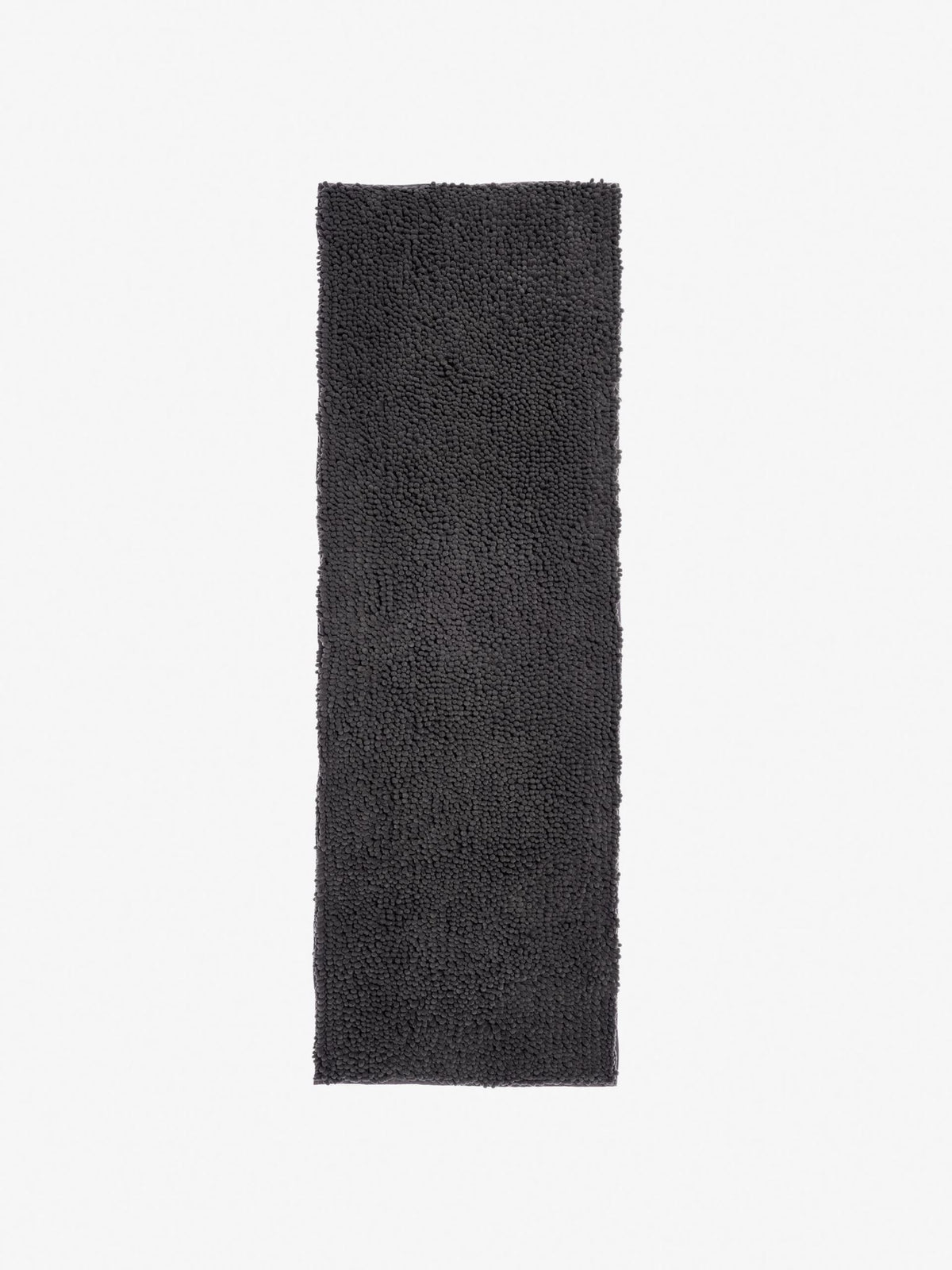 Reed Toggle Charcoal Bath Runner Linen House - 50cm x 150cm