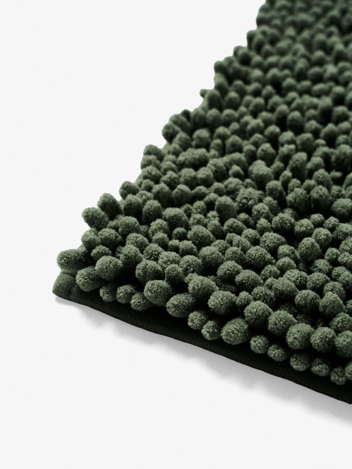 Bath Mat - Reed Toggle Evergreen Linen House - 50cm x 80cm Green