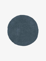 Bath Mat - Reed Toggle Ocean Circular Linen House - 90cm Round Blue