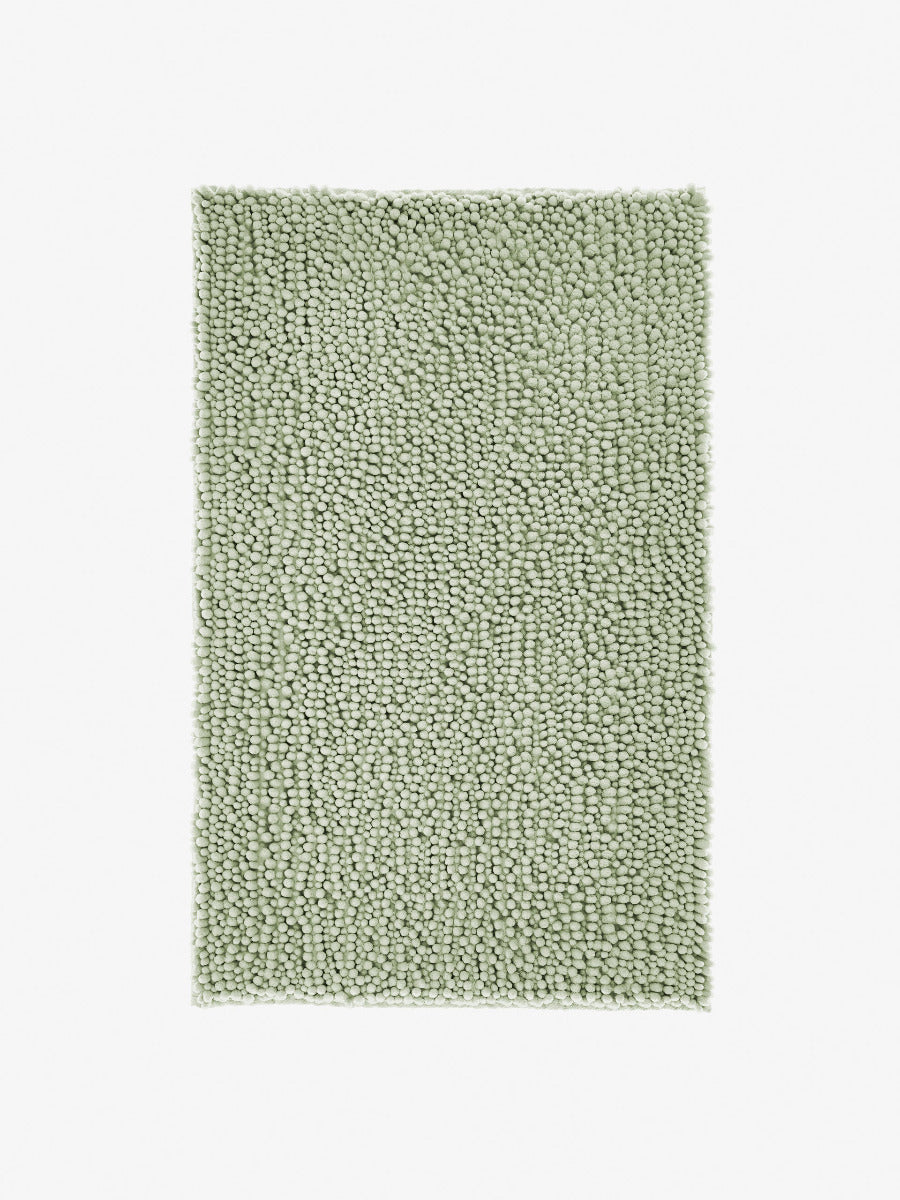 Bath Mat - Reed Toggle Sage Linen House - 50cm x 80cm Green