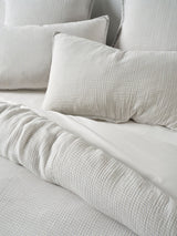 Quilt Cover Set - Rohan Linen House - Super King Blue