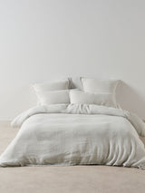 Quilt Cover Set - Rohan Linen House - Super King Blue