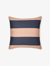 European Pillowcase - Rugby Stripe Bluestone Linen House - Blue