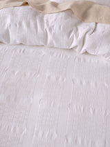 Quilt Cover Set - Seren Linen House - Super King White