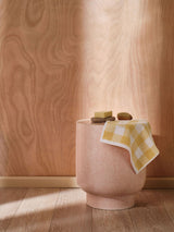 Bath Sheet - Flinders Check Honey Linen House - 80cm x 174cm Yellow