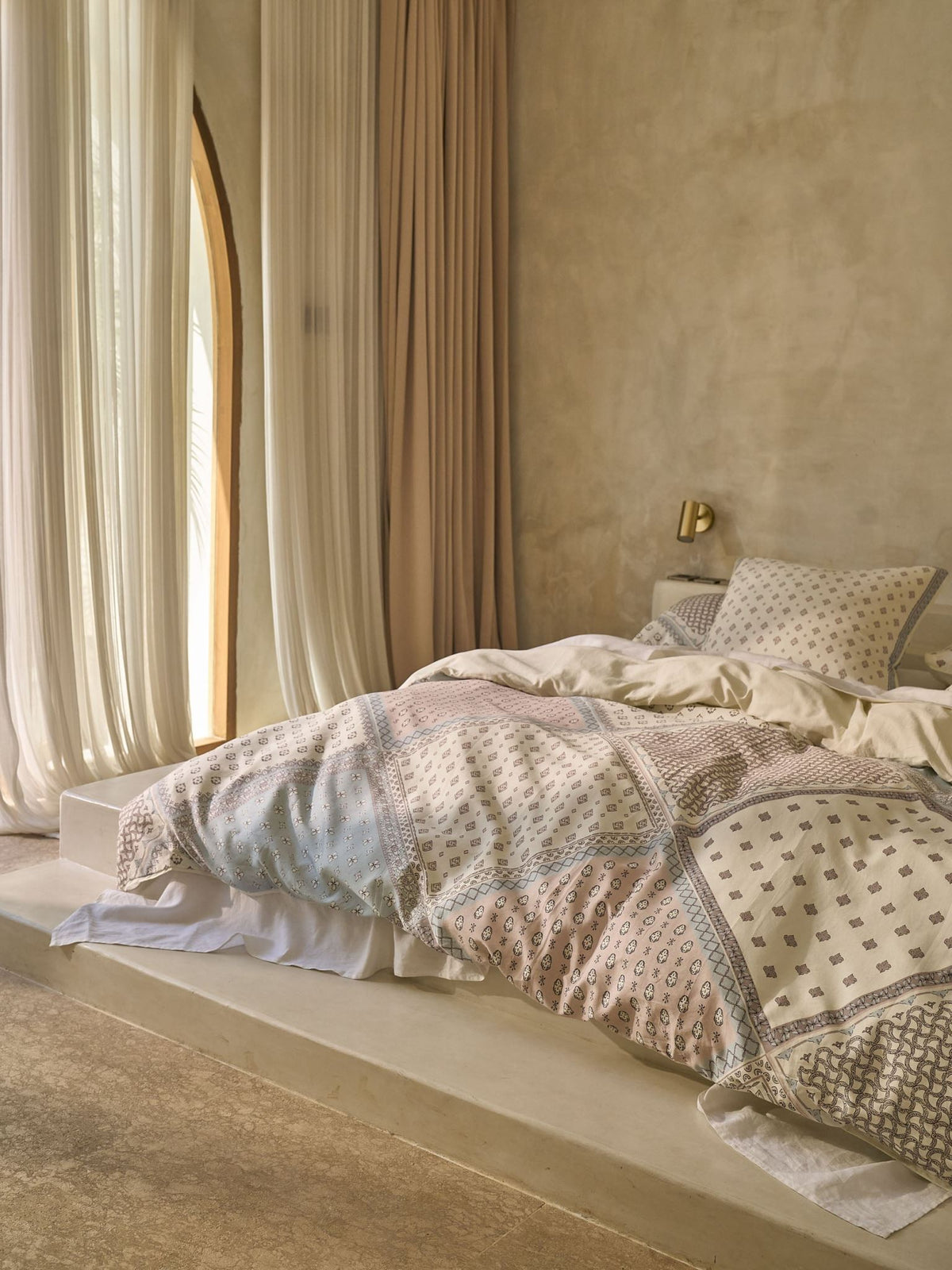 Quilt Cover Set - Avene Linen House - Double Blue