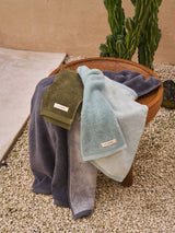 Hand Towel - Otway Saltwater Linen House - 40cm x 60cm Blue