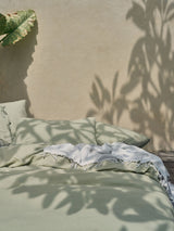 Throw Lorne Jade Linen House - 140cm x 180cm Green
