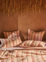 Quilt Cover Set - Coolum Papaya Linen House - Queen Orange