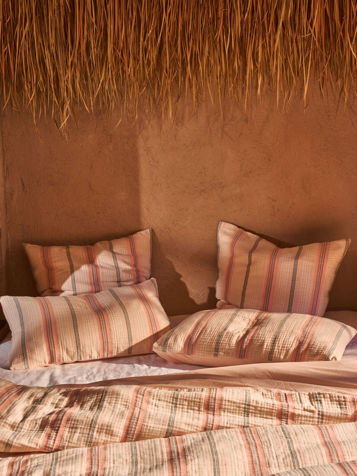 Quilt Cover Set - Coolum Papaya Linen House - King Orange