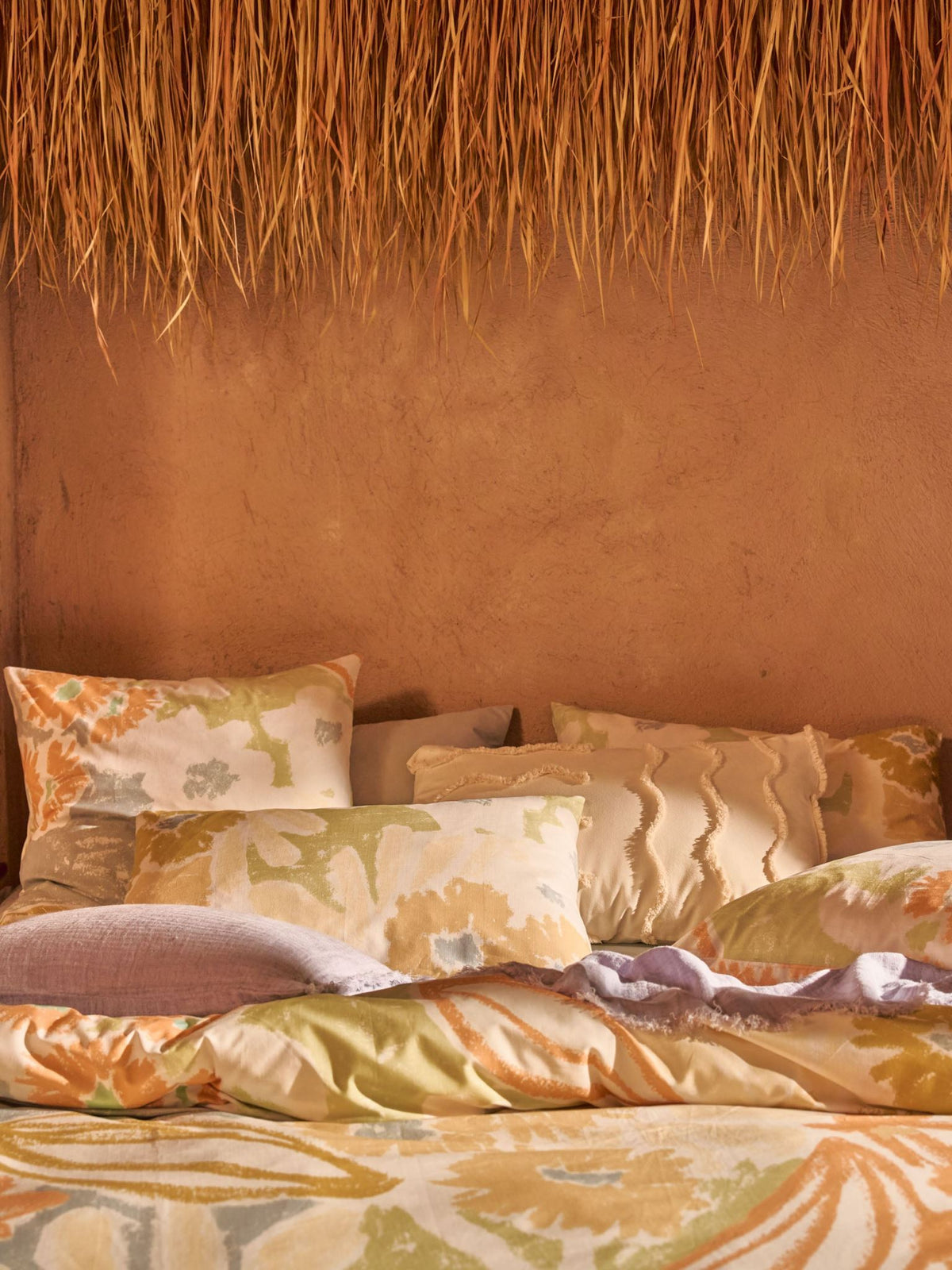 Quilt Cover Set - Gigi Linen House - Super King Orange