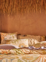 European Pillowcase - Gigi Linen House - 65cm x 65cm Orange