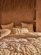 Quilt Cover Set - Metung Latte Linen House - King Natural
