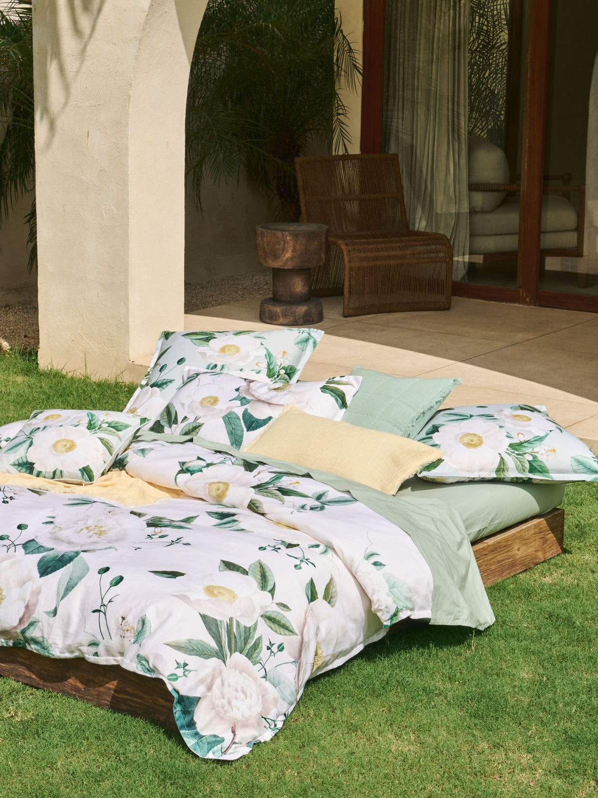 Quilt Cover Set - Loretta Linen House - Queen White