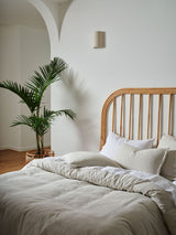 Quilt Cover Set - Macey Artichoke Linen House - Queen Green