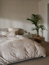 Quilt Cover Set - Pambula Linen House - King Natural