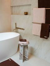 Hand Towel - Reed Chocolate Linen House - 40cm x 71cm Brown