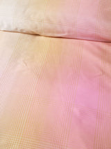 Quilt Cover Set - Sunrise Check Bubblegum Linen House - Single Pink