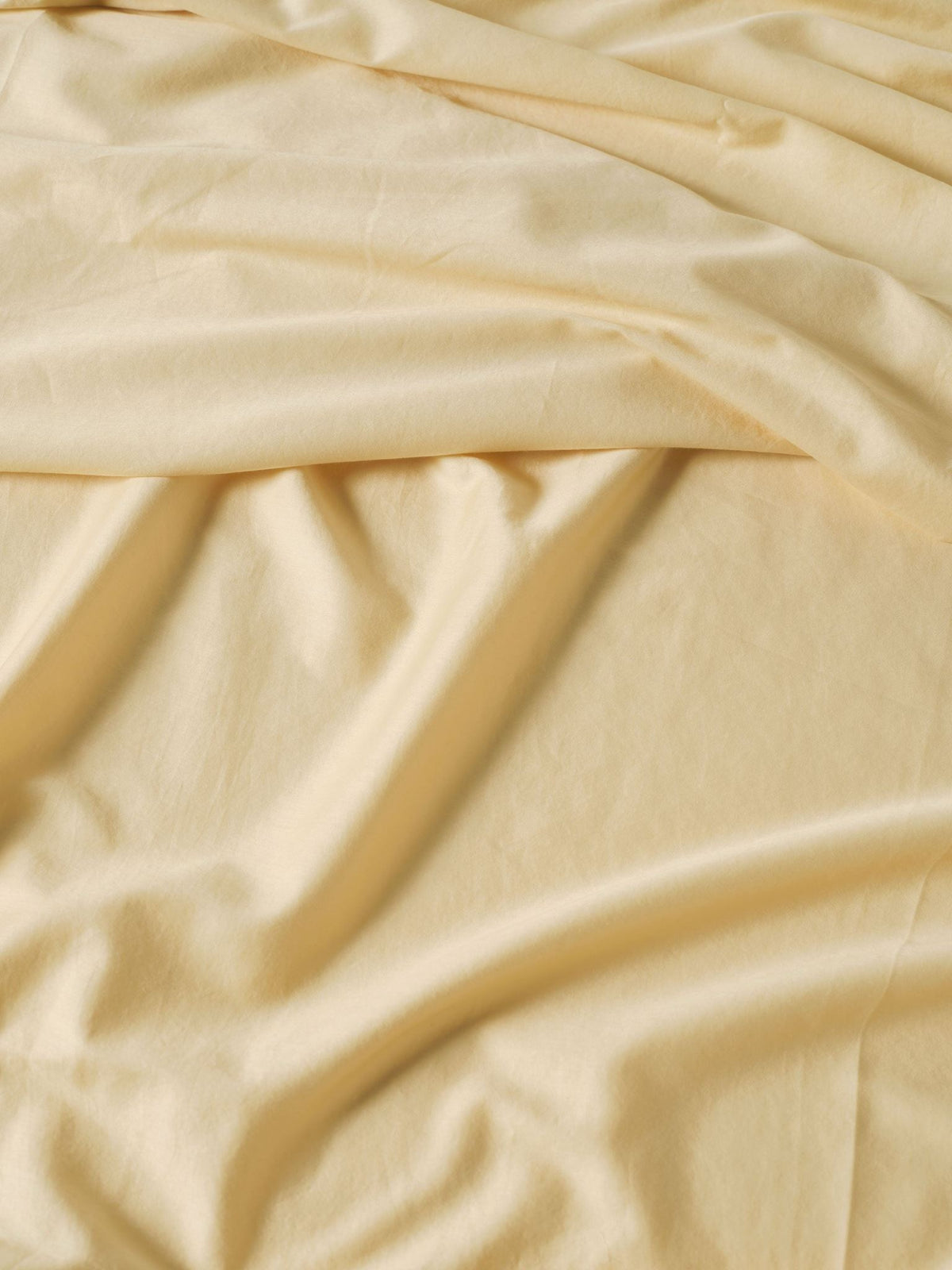 Sheet Set - Surf Wash Butter 400 Thread Count Linen House - Super King Yellow