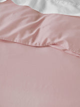 Quilt Cover Set - Surf Wash Dusty Rose 400 Thread Count - Super King Pink