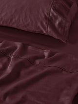 Sheet Set - Surf Wash Plum 400 Thread Count Linen House - Super King Purple
