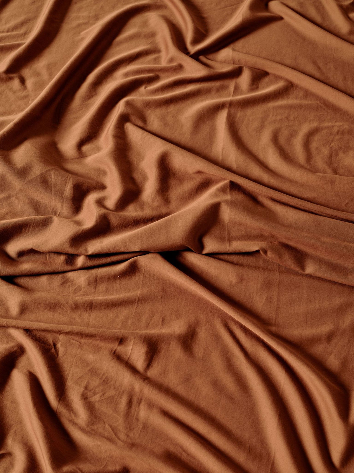 Sheet Set - Surf Wash Rust 400 Thread Count Linen House - Queen Brown