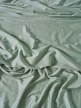 Sheet Set - Surf Wash Seafoam 400 Thread Count Linen House - Double Green