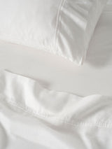 Sheet Set - Surf Wash White 400 Thread Count Linen House - Single