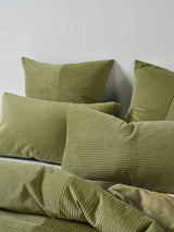 European Pillowcase - Tait Basil Linen House - Green