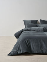 Quilt Cover Set - Tait Bluestone Linen House - King Blue